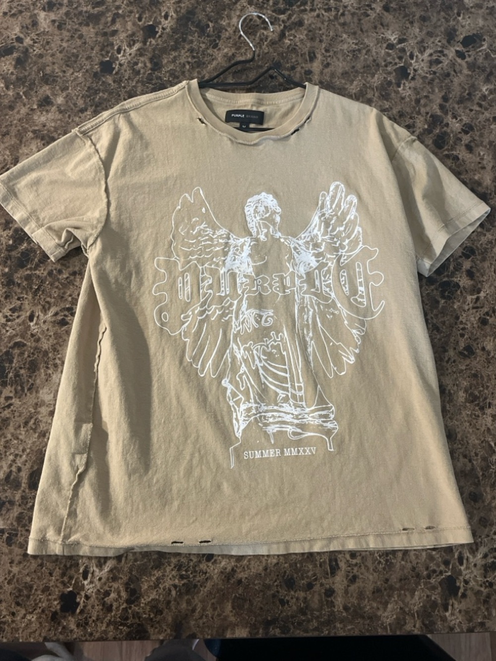 Men's Short Sleeve Graphic Tee - Sand